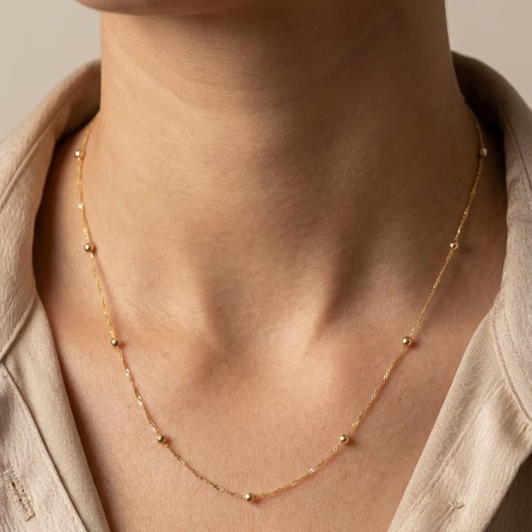 CADENA SINGAPUR BOLITA 50CM